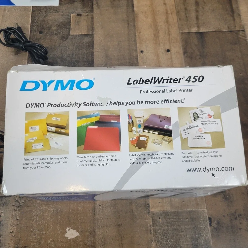 Dymo LabelWriter 450 Thermal Label Printer 1750110 Disc Not Included Tested